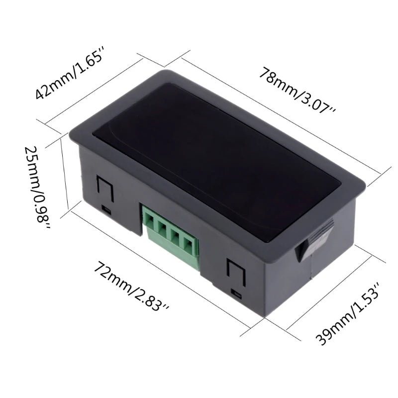 Electronic Counter 5-Digit Counter Meter-Counter Meter 12-24V Red 5 Digit 0.56" LED Panel Counter Meter Up DropShipping