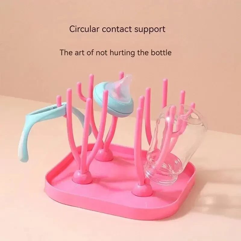 Multifunctional Bottle Dry Rack Baby Bottle Drain Drying Racks Baby Bottle Cleaning Dryer Drainer Storage Drying Rack Holders