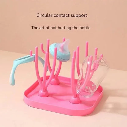 Multifunctional Bottle Dry Rack Baby Bottle Drain Drying Racks Baby Bottle Cleaning Dryer Drainer Storage Drying Rack Holders