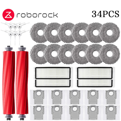 Roborock Q Revo / P10 A7400RR Robot Vacuums Cleaner Accessory Main Side Brush Hepa Filter Mop Cloths Dust Bag Spare Part