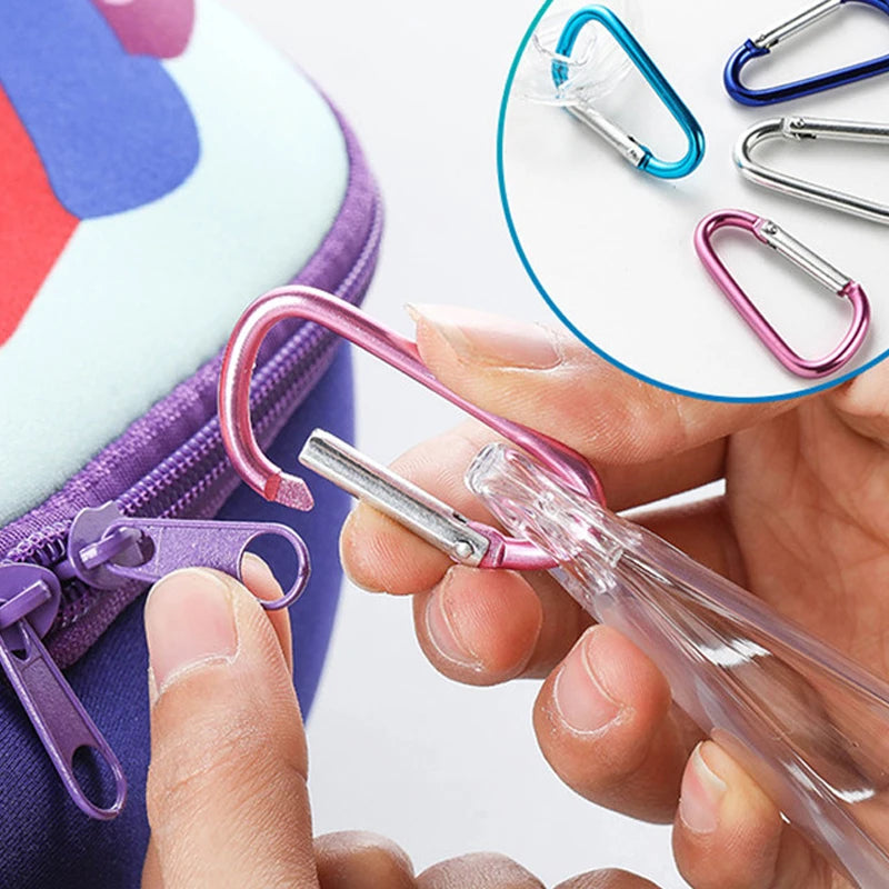 10Pcs 30/50/60ml Clear Travel Plastic Keychain Refillable Bottles Empty Spray/Flip Bottles Portable Mini Leakproof Containers