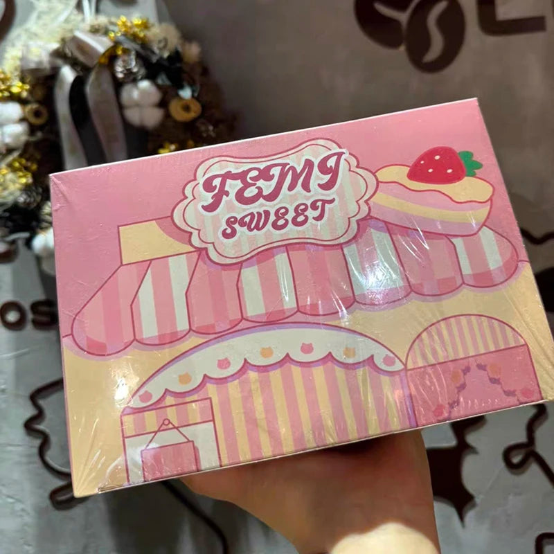 Spot FEMI afternoon tea dessert series tide play blind box hand set up hazelnut milk tea girl birthday gift