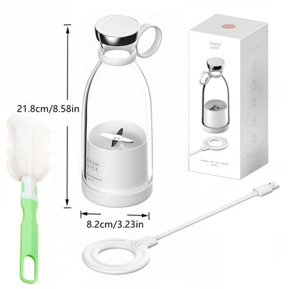 Portable Blender,Fashion Portable Blender for Shakes and Smoothies 11.8 Oz,Magnetic USB Fast Charging Mini Fresh Juice Mixer