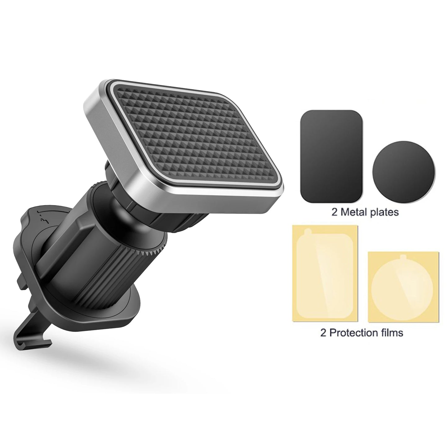 Magnetic Phone Holder Car Phone Mount Magnetic [Easily Install] Phone Mount for Car [6 Strong Magnets] Cell Phone Holder for Car