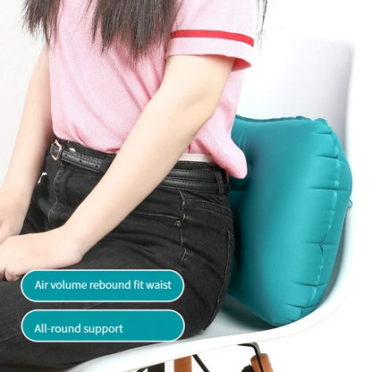 Press Inflatable Pillow Portable Outdoor Travel Pillow Waist Pillow Neck Protector Inflatable U Shaped Pillow