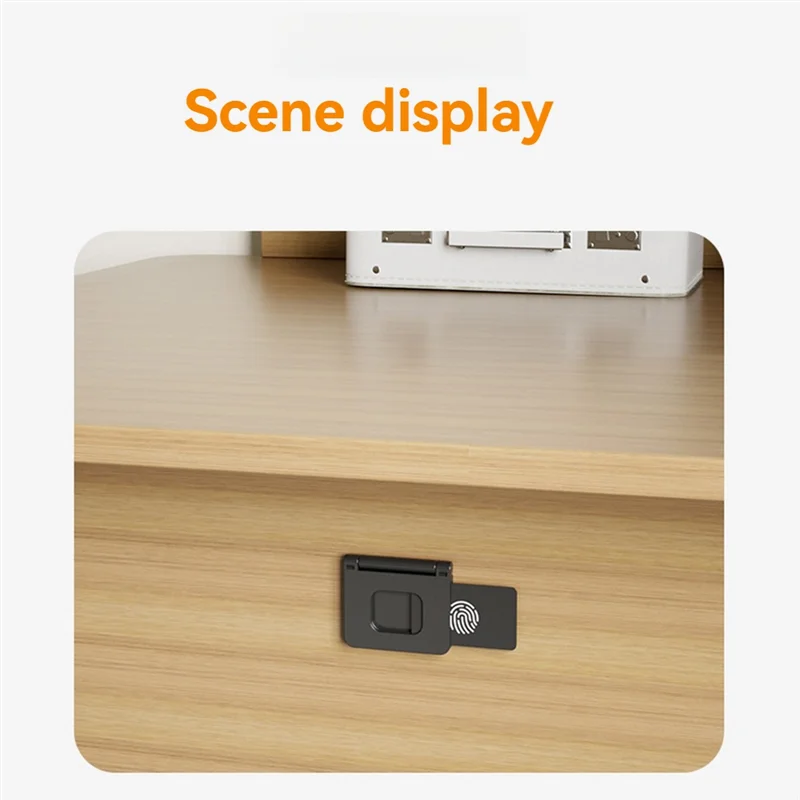 ABUO-Drawer Wardrobe Lock Electronic Lock Childproof No Drilling Safety Electric Door Lock For Home Cabinet Security