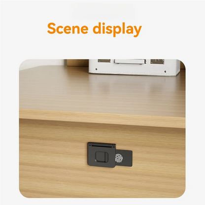 ABUO-Drawer Wardrobe Lock Electronic Lock Childproof No Drilling Safety Electric Door Lock For Home Cabinet Security