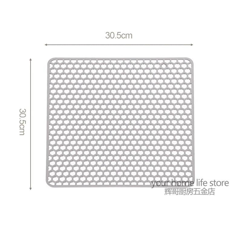 Sink Protectors for Kitchen Sink,Silicone Sink Mats for Bottom of Kitchen Sink Grid Accessory,Non-Slip Sink dish drying Mat