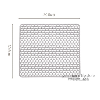 Sink Protectors for Kitchen Sink,Silicone Sink Mats for Bottom of Kitchen Sink Grid Accessory,Non-Slip Sink dish drying Mat