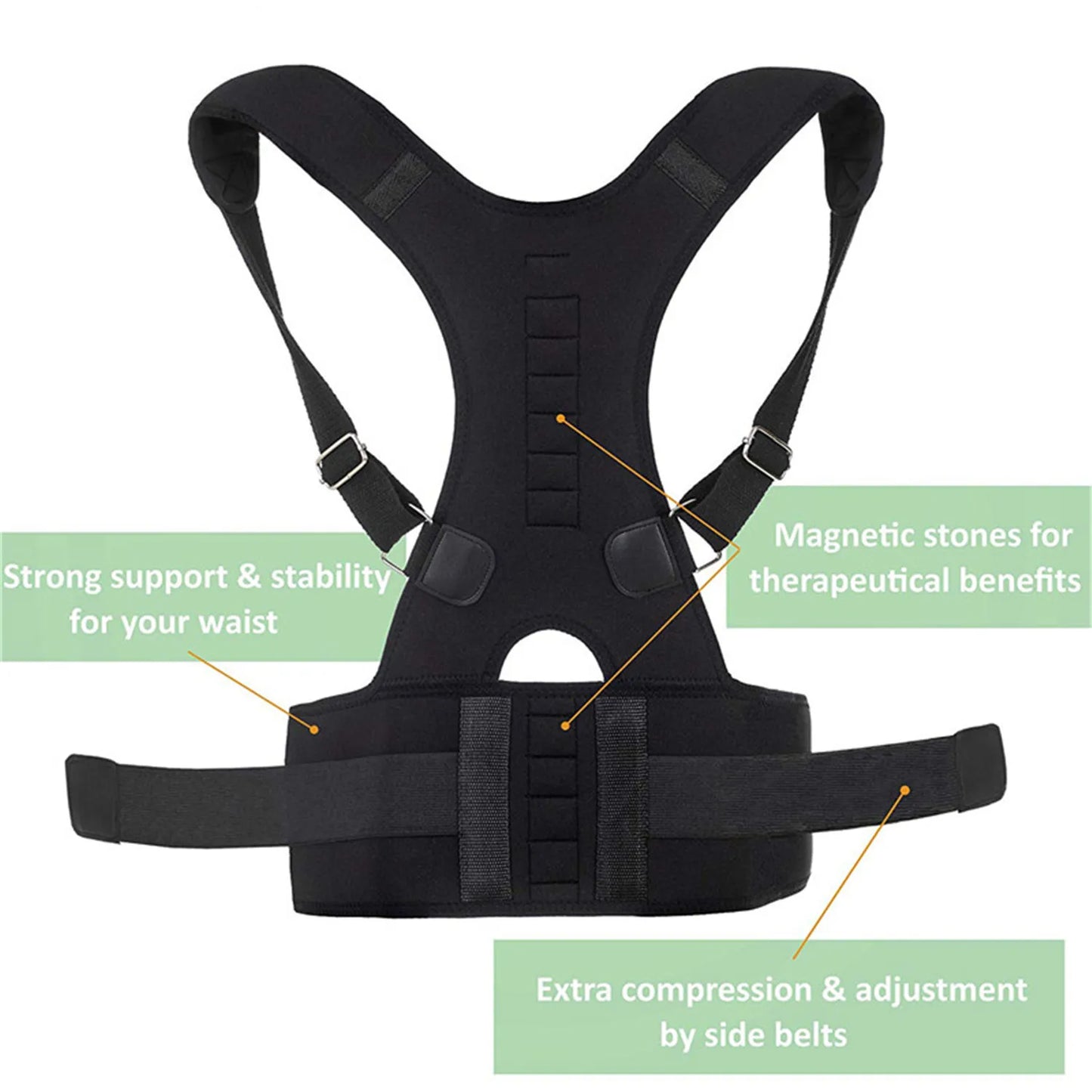 Magnetic Therapy Posture Corrector Posture Corset Shoulder Support Belt Men And Women Braces And Support Belt Shoulder Posture