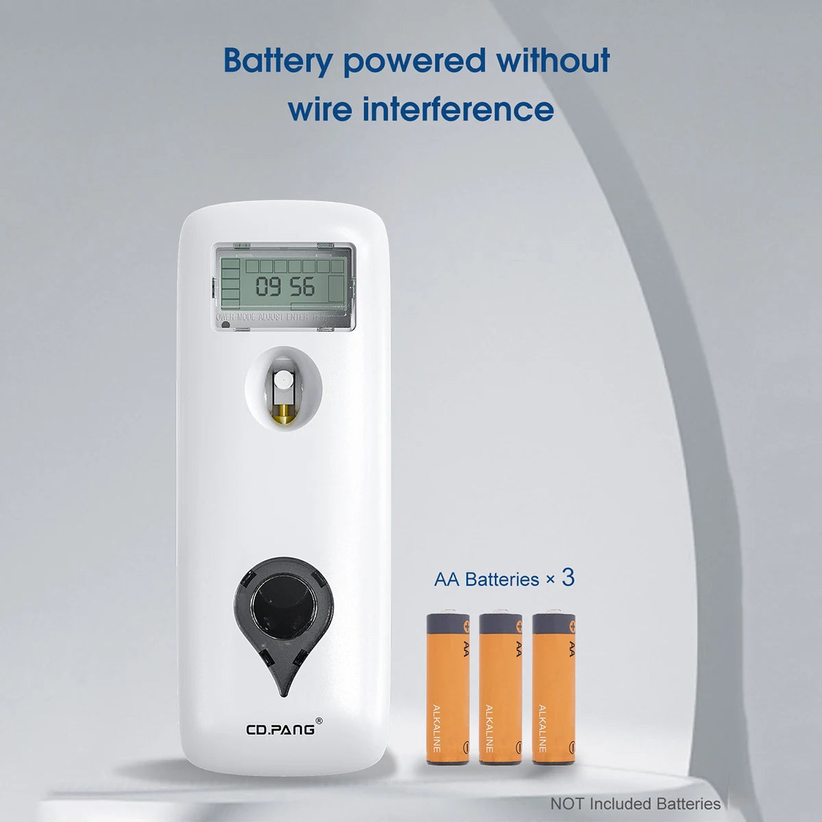 Automatic Fragrance Perfume Spray Distributor 300ML Liquid Air Freshener Dispenser LCD Programmable Toilet Room Odor Eliminator