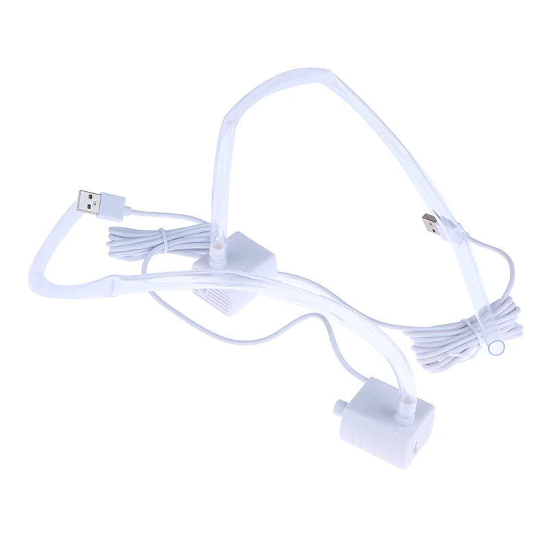 Water Pump LED Light Pet Cat Water Fountain Motor Replacement For Cat Flowers Drinking Bowl Dispenser Home Pet Dog Accessories