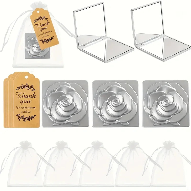 15 Pieces for Girls Party, Favorite Girl Makeup Party, Favorite Party Supplies Set, Foldable Mirror Comb, Best Choice for Party