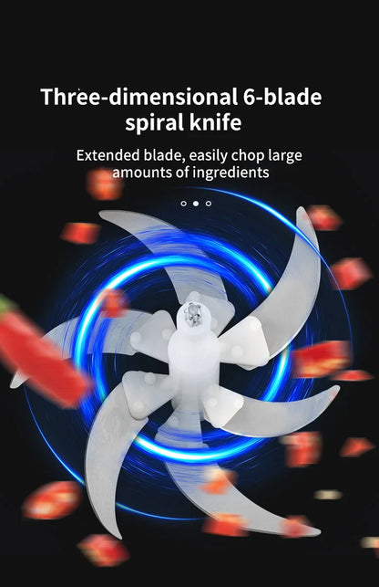 5L Electric Food Chopper Vegetable Chopper Small Food Processor Meat Grinder Mixer Electric Dicer Baby Food Processor