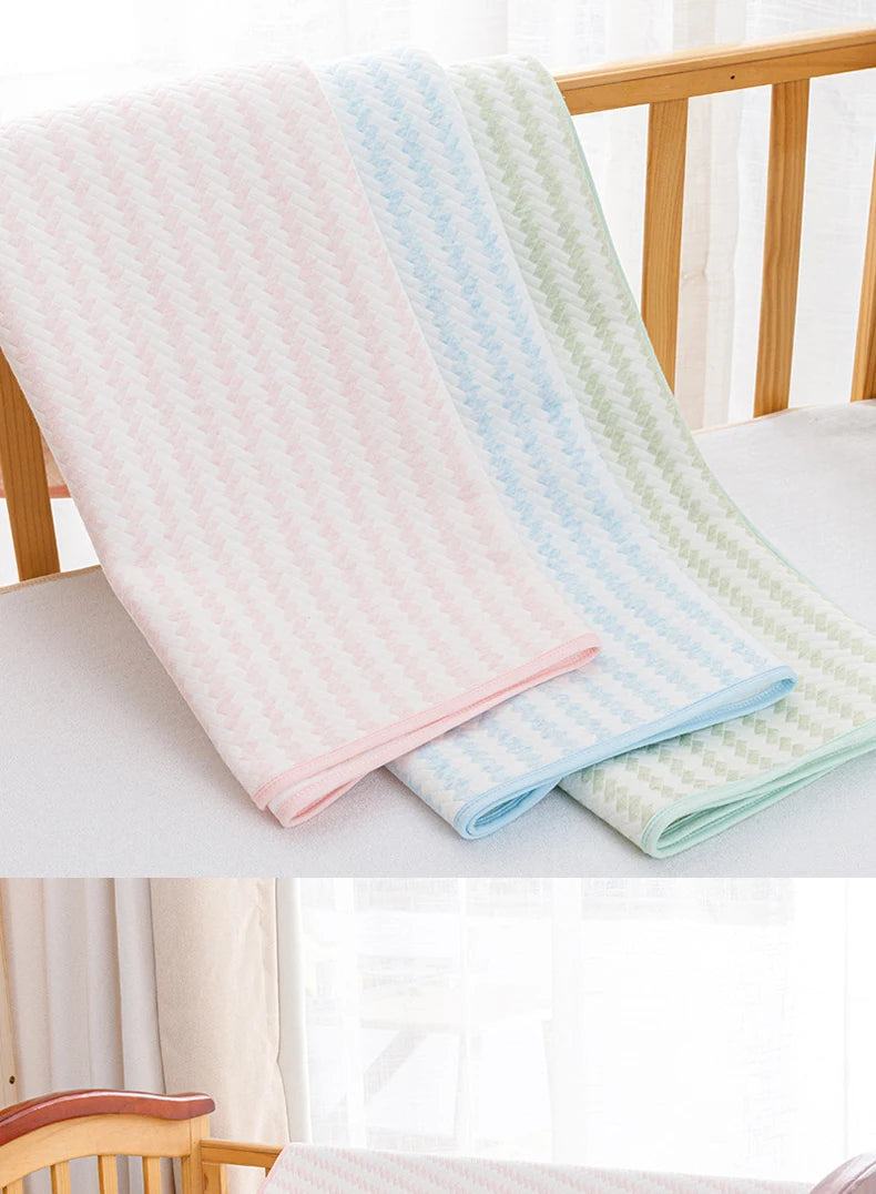 Diaper Changing Pad Changing Mat Covers Washable Waterproof Nappy Newborn Reusable Infant Cotton Urinal Mat Breathable Baby