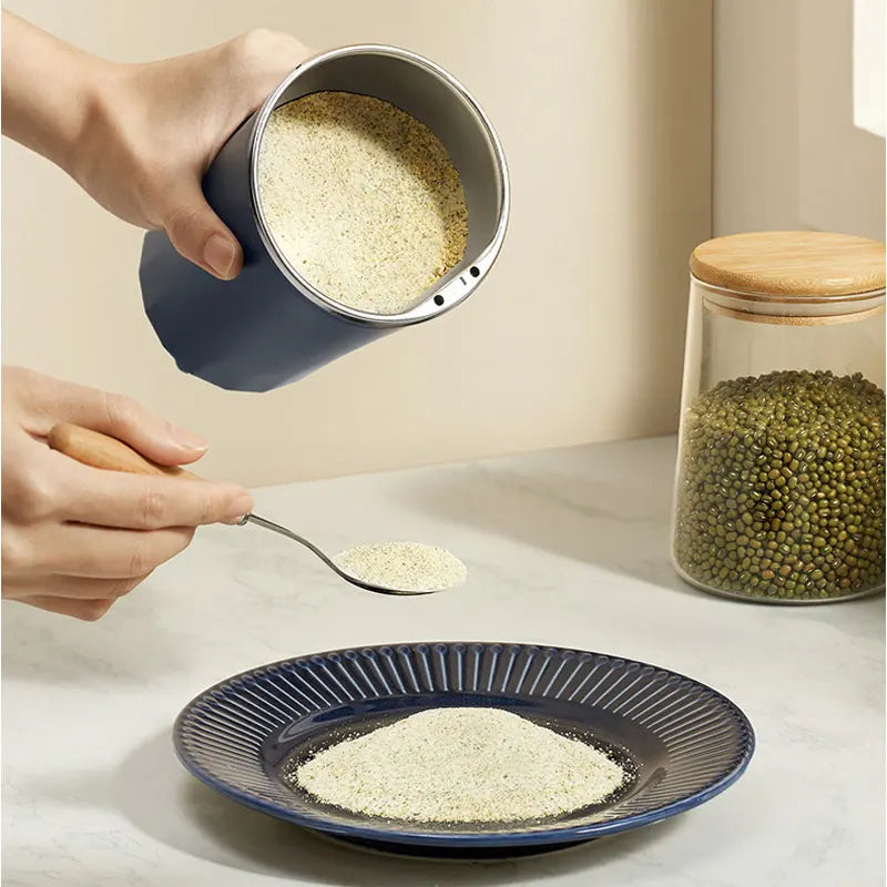 Coffee Bean Grinder Baby Food Maker Electric Kitchen Cereal Chopper New Gift 8 Blade Coffee Grinder Portable Washable Blender