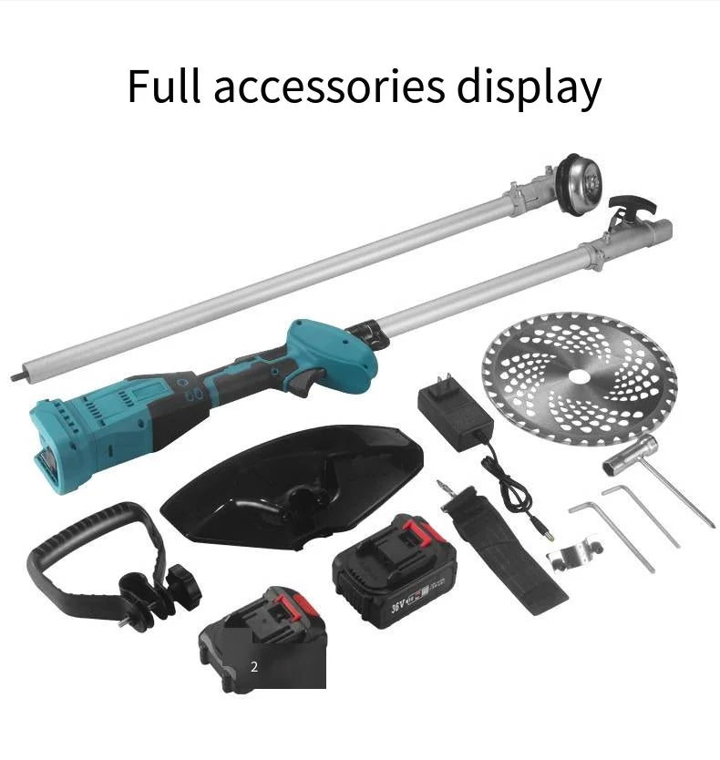 Multifunctional Lithium Battery Lawn Mower For Courtyard, Household Cordless Electric Lawn Mower, Portable Garden Lawn Mower