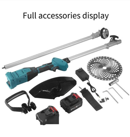 Multifunctional Lithium Battery Lawn Mower For Courtyard, Household Cordless Electric Lawn Mower, Portable Garden Lawn Mower