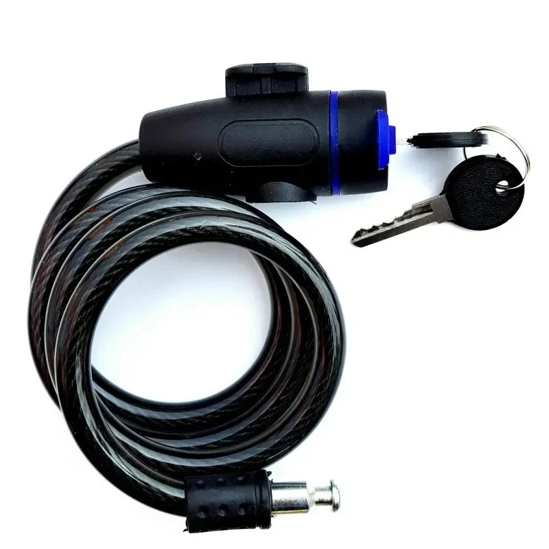 Heavy Duty Motorcycle Chain Lock Metal Anti Theft Bike Lock with 2 Keys for Maximum Security and Reinforcement of Bicycle