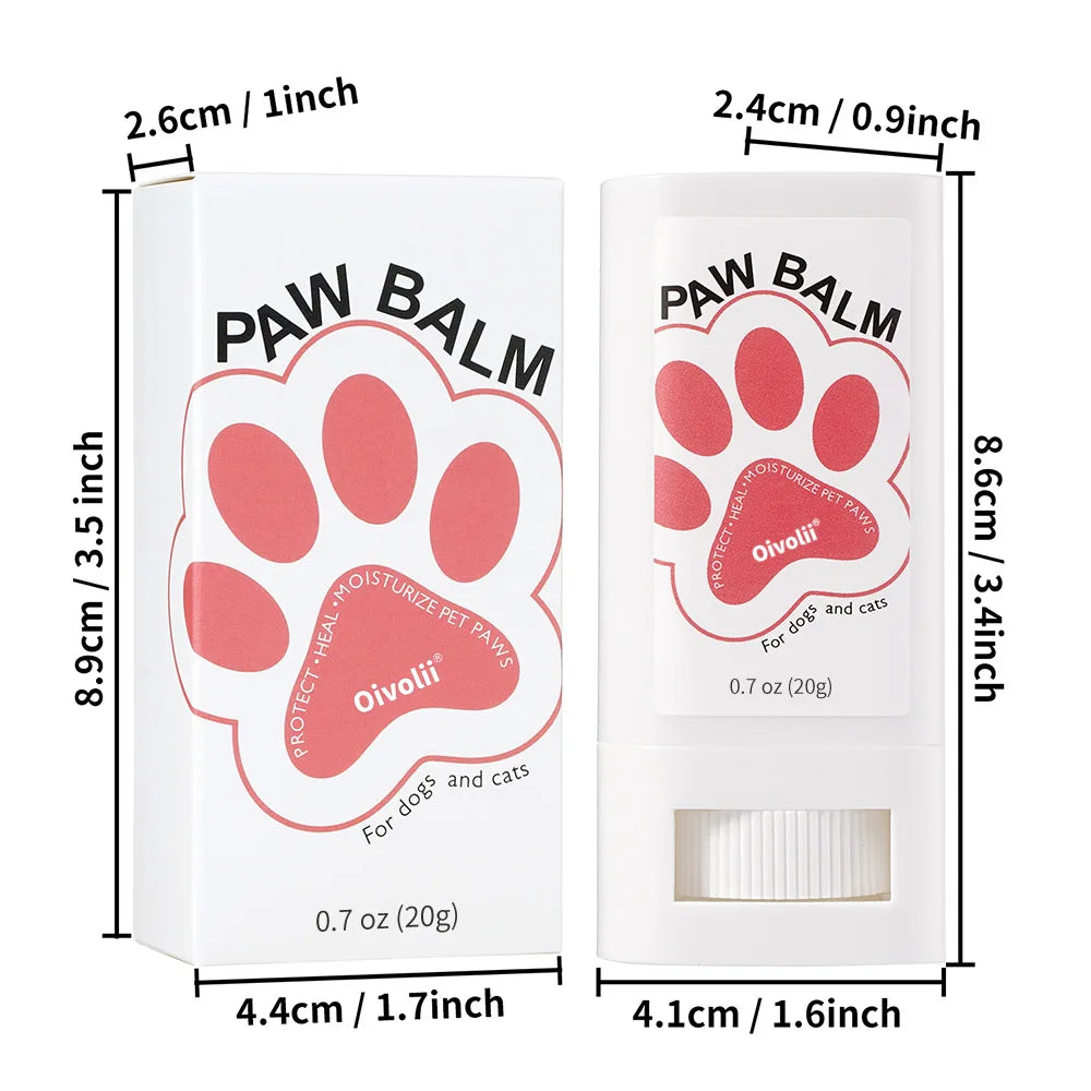 Paw Repair Balm for Dogs Cats Anti Cracking Moisturizing Fast Acting Paw Protection Natural Moisturizing Anti Cracking Formula