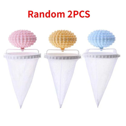 Pet Hair Remover Washing Machine Floating Lint Filter Bag Reusable Laundry Ball Clothes Hair Cleaning Tools Cat Hair Catcher