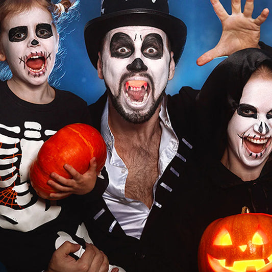 24pcs Halloween Fake Teeth Playthings Horrific Zombie Teeth Funny Party Denture Props Fake Teeth Halloween Ugly Teeth Toys Set