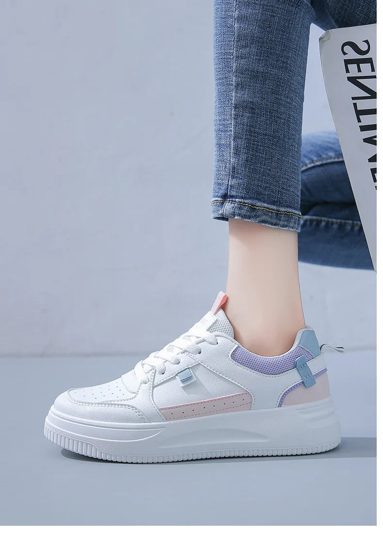 Fashion Women's Sneakers Platform Sports Shoes White running Sneakers Chunky Sneakers Shoes Tennis Female Basket