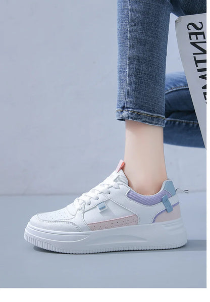 Fashion Women's Sneakers Platform Sports Shoes White running Sneakers Chunky Sneakers Shoes Tennis Female Basket