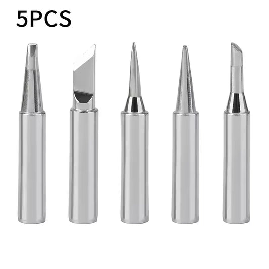 5PCS/10PCS Soldering Iron Tips Soldering Iron Head Set DIY Electric Soldering Iron Replacement Tip Repair