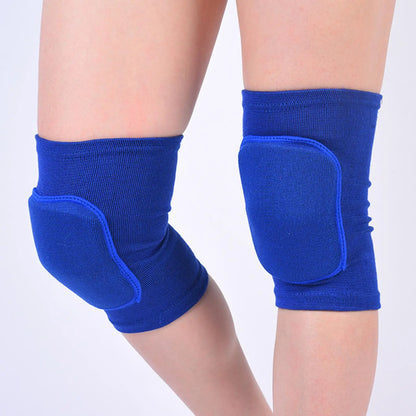 1 Pair Sports Compression Knee Pads Elastic Knee Protector Thickened Sponge Knees Brace Support For Dancing Workout Training