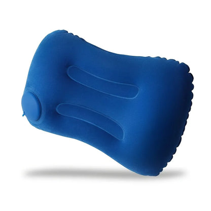 1PC Portable Inflatable Travel Neck Pillow, Waist Pillow, Foldable Travel Essentials, Providing Lumbar and Neck Support
