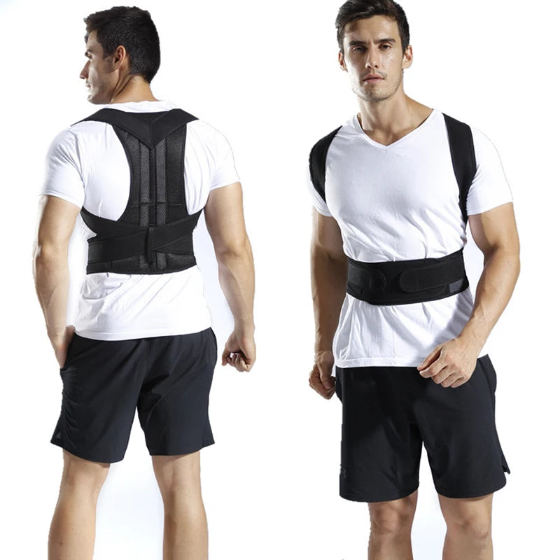 Posture Corrector Back Brace Stop Slouching And Hunching Adjustable Back Trainer Unisex Correction Belt