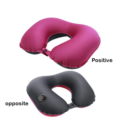Inflatable Neck Pillow for Travel, Inflatable Travel Pillow for Airplane, Neck Air Pillow, Travel Neck Support