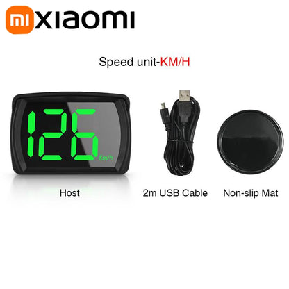 Xiaomi Car Speedometer HUD Head Up Display Digital Speed Meter Windshield Projector Vehicles Truck Auto Electronics Accessories