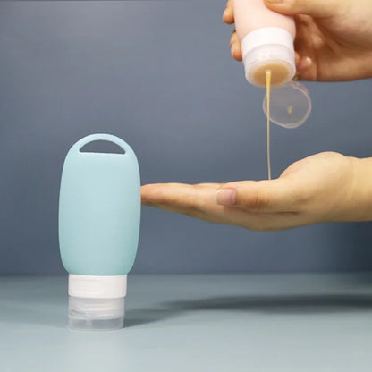 40/60/90ML Silicone Travel Bottles Leak Proof Refillable Travel Accessories Toiletries Containers Travel Cosmetic Tube #