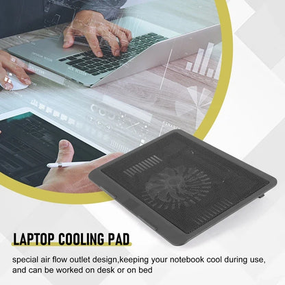 Laptop Universal Strong Winds Mute Cooling Base Tablets Laptop Cooling Pad 14 Inch Large Fan Radiator Laptop Stand Notebook