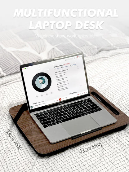 Laptop Desk Lazy Person Laptop Desk Portable With Handheld Ipad Slot Phone Slot Suitable For Bed Sofa Car
