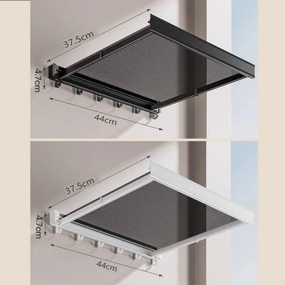 Balcony Drying Racks Retractable Drying Net Foldable Multifunctional Stainless Steel Sock Wall Shelf Bathroom Portable Organizer