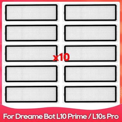 Compatible For ( Dreame L10 Prime, RLL11GC, L10S Pro, L10 Pro, Xiaomi S10+ ) Roller Side Brush Filter Mop Accessory Part