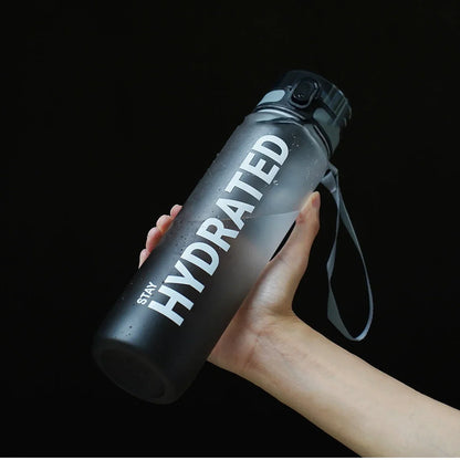 32oz Water Bottle Motivational Sport Water Bottle Leakproof Drinking Bottles Outdoor Sports Travel Kettle Drinking Water Bottle