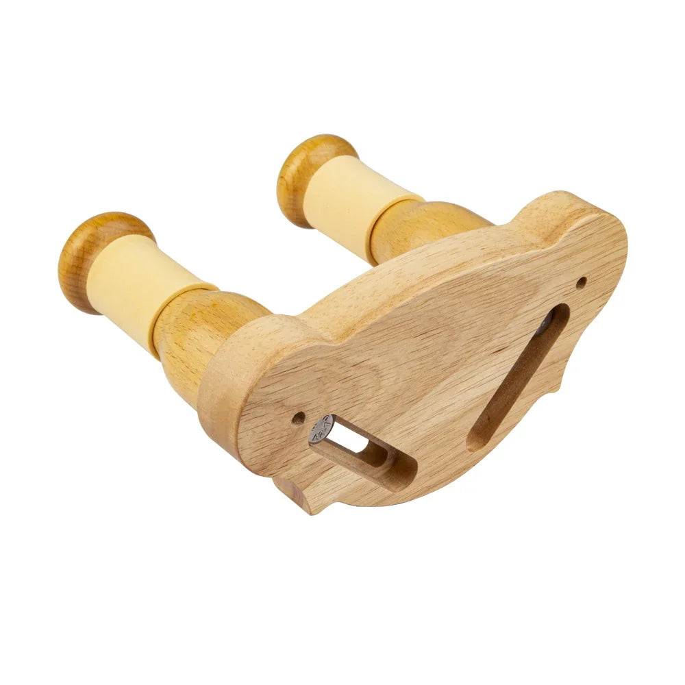 Guitar Hooks Adjustable Violin Hanger Non-scratch Wall Easy To Install HooksStrong Wood-colored Strings Instrument Accessories