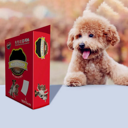 10 Pcs/Bag Dog Diaper Liners Diaper Pads for Male and Female Dogs Disposable Detachable Diaper Anti Leaking Clean Safe for Dogs