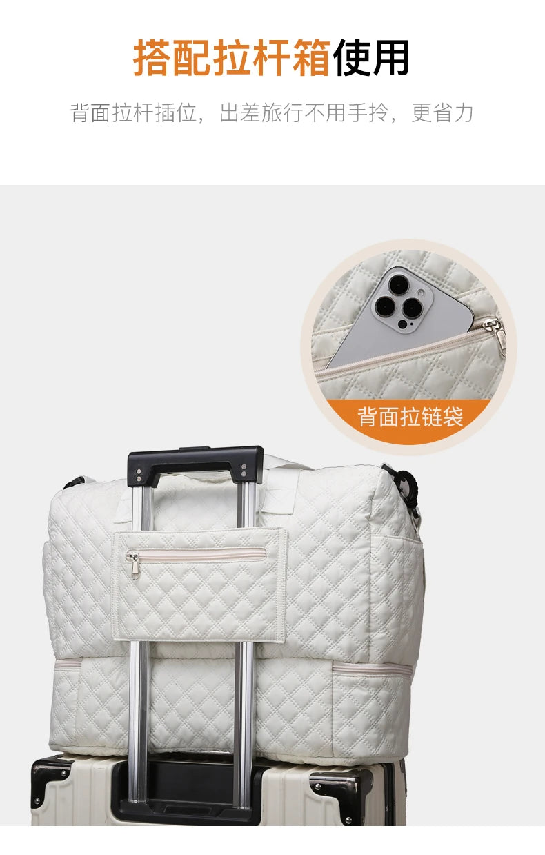 Large Capacity Travel Bags Luggage Organizer Bag Handbag Waterproof Portable Foldable Travel Clothes Storage Bag Shoulder Bags