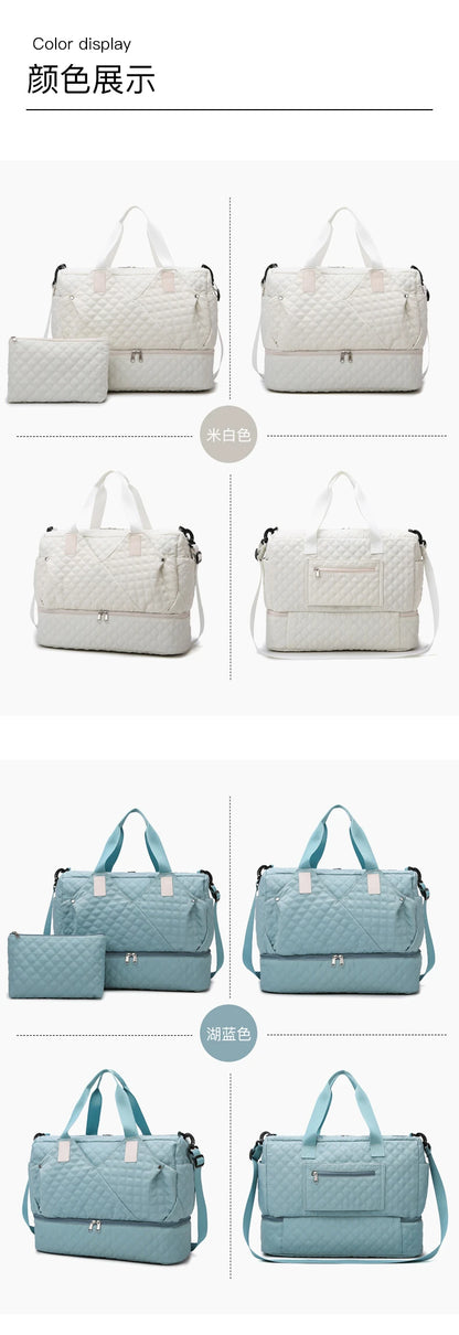 Large Capacity Travel Bags Luggage Organizer Bag Handbag Waterproof Portable Foldable Travel Clothes Storage Bag Shoulder Bags