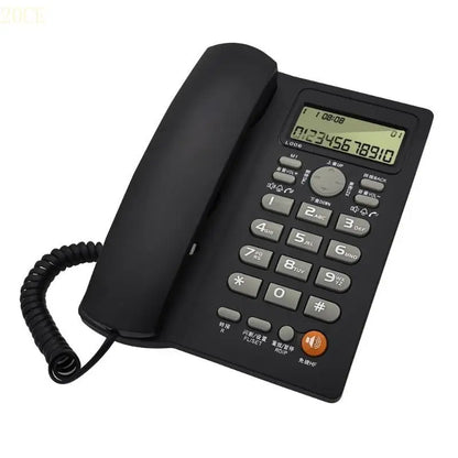 20CE English Telephone Fixed Landline Phone Caller Display Speed Dial Home Office No Need Battery Telephones