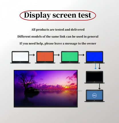 13.3-inch laptop screen For Dell Latitude 7300 7310 7320 7330 7340 7350 7370 7380 7390  Non-touch screen