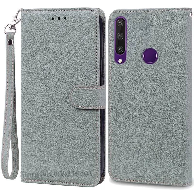 For Huawei Y6P Case Leather Wallet Flip Case For Huawei Y6p Case MED-LX9N Soft Full Cover Coque Fundas for Huawei Y6P Case