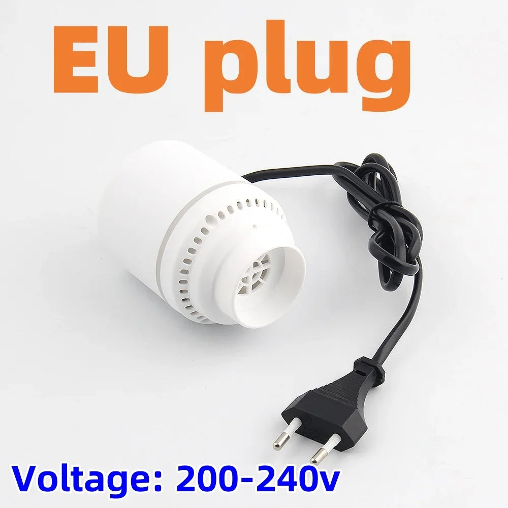 Electric Air Pump for Vacuum Bags, EU, USA, UK, Japan Plug, Suitable for Clothes Storage Bags Labor-saving Compression Tool