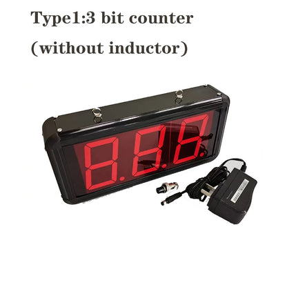 LED Digital Large Screen Electrostatic Induction Counter Infrared Automatic Production Line Pipeline Counting Electronic Counter