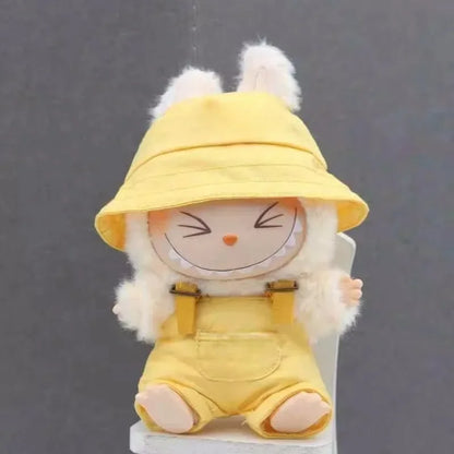 Labubu V1 V2 Generation Labubu Baby Clothes Printed Casual Hoodies Trendy Brand Cardigans, Fisherman Hats, Overalls Ornament ﻿